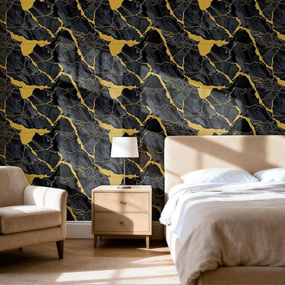 30 Sheets Marble-Effect Peel and Stick Backsplash, Self-Adhesive PVC Foam Wall Panels for Kitchen Backsplash, Bathroom, 11.8" x 11.8"