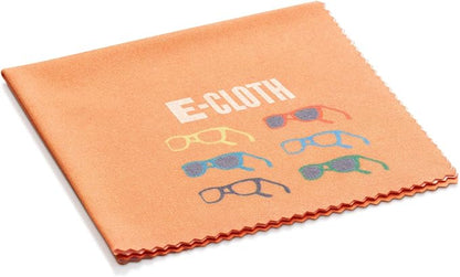 E-Cloth Glasses Cloth, Premium Microfiber Cleaning Cloth, Ideal Eyeglass and Lens Cleaner, Washable and Reusable, 100 Wash Guarantee, 1 Pack