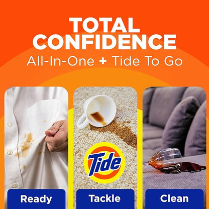 MADE BY NEHEMIAH Tide Rescue Laundry Stain Remover Spray with Oxi + Travel Size Tide To Go Pen, Spot Remover for Clothes, Fabric, Upholstery, Carpet, Grease & More Tough Stains- 22 Fl Oz + 1 Stain Pen