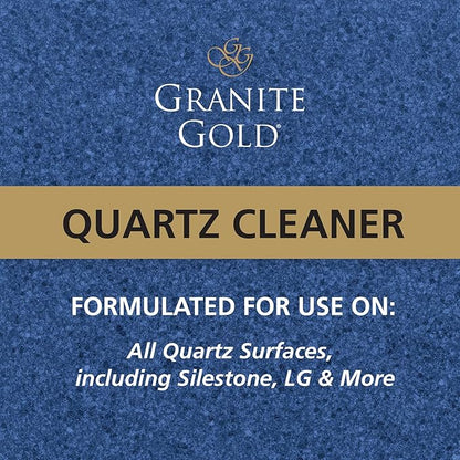 Granite Gold Quartz Cleaner Spray for Caesarstone, Cambria, Silestone and All Other Quartz Countertop Surfaces, 24 Fl Oz (Pack of 1)