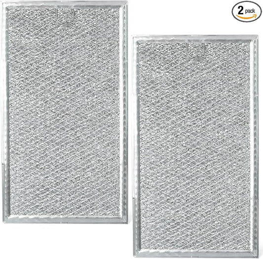 2Pcs Microwave Grease Filters Compatible with KitchenAid KMHC319ESS0 KMHC319ESS06 KMHC319ESS1 KMHC319ESS2 KMHC319ESS3 KMHC319ESS4 KMHC319ESS5 KMHC319EWH0 Microwave Oven Replacement Filter