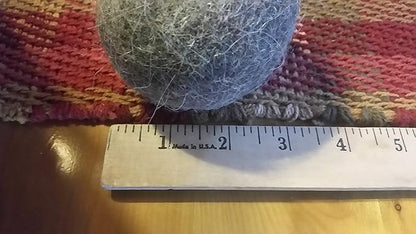 Set of 6-All Natural Alpaca Wool Dryer Balls-Hypoallergenic-Organic-Handmade-Fabric Softener, Dryer Sheet Replacement