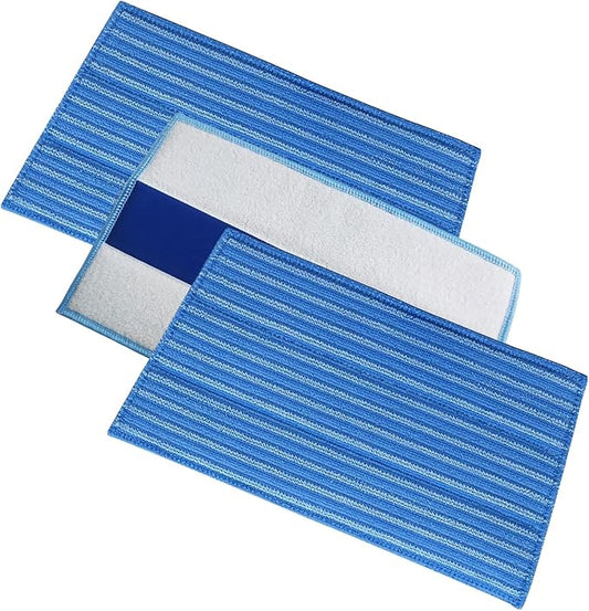 3 Pack Mop Pads Compatible with HAAN Steam Cleaning mop Reusable Microfiber Pads Replacement for HAAN FS, SI and MS Series Steamers Microfiber Mop Washable Mop Refill for Floor Cleaning