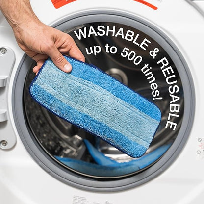 Bona® Microfiber Cleaning Pads for use with Swiffer® WETJET® Spray Mop only, 3 Pack, Washable & Reusable up to 500 Times