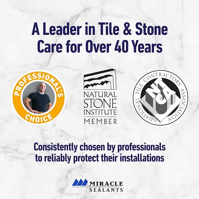 Miracle Sealants Tile & Stone Cleaner for Natural Stone, Tile & Grout, pH Neutral, 32 oz, 6 Pack