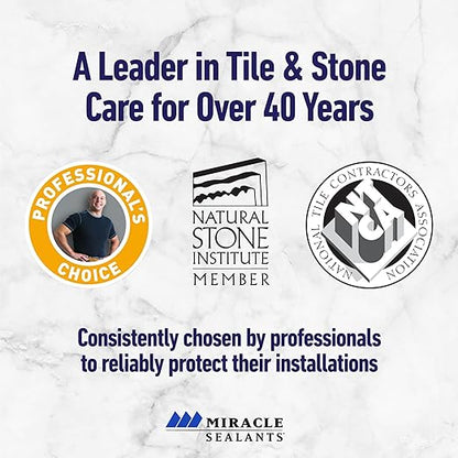 Miracle Sealants 511 Impregnator Advanced Penetrating Sealer for Countertops, Stone, Tile & Grout, Pint