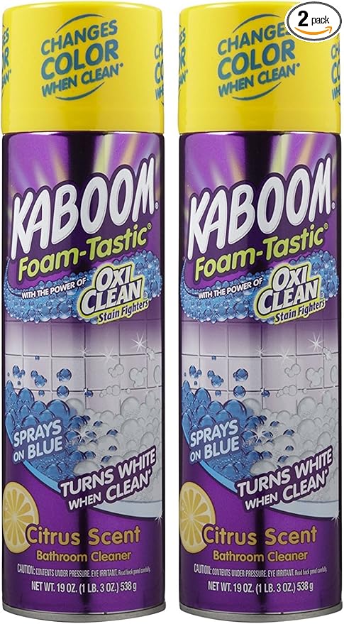 Kaboom with OxiClean Foam-Tastic - Citrus - 19 oz - 2 pk