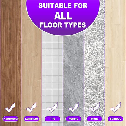 7 Count Mopping Pads Refills Compatible with Swiffer WetJet, Disposable Multi Surface Floor Cleaning Spray Mop Refill Pads, Multi-Layer Wet Dry Use for Hardwood Floor