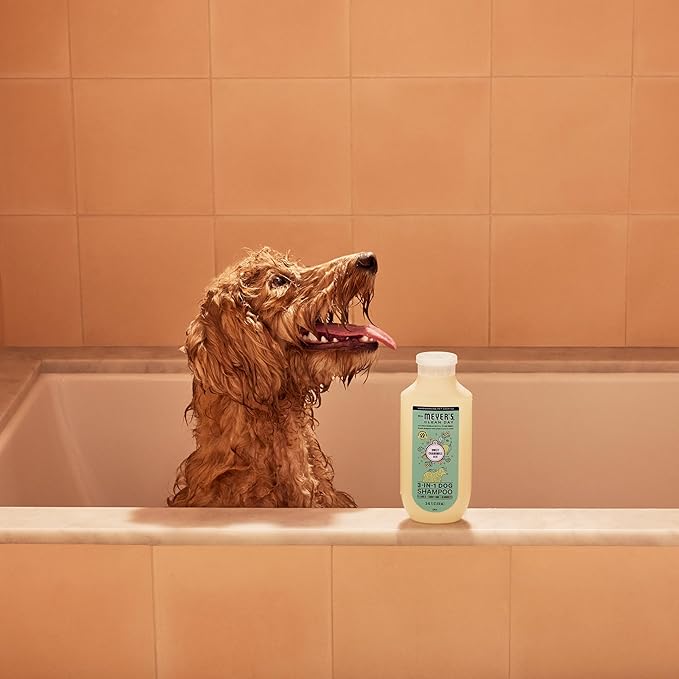 MRS. MEYER'S Clean Day 3 in 1 Dog Shampoo, Sweet Chamomile Scent, 14oz (Pack of 3)