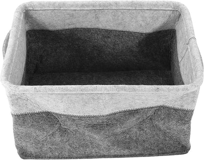 Laundry Hamper Capacity Decorative Storage Basket for Clothes Multi Functional Felt Woven Organizer for Home and Travel Essentials