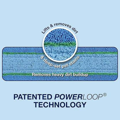 Bona Pet System Microfiber Deep Cleaning Pad for Multi-Surface Floors - Washable and Reusable - Safe on Hardwood Floors - Lifts & Removes Heavy Dirt and Pet Mess Build-up - Fits All Bona Mops