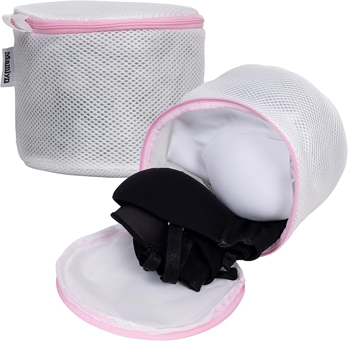 Mamlyn Mesh Bra Bags for Washing Machine, Lingerie wash Bags for Laundry