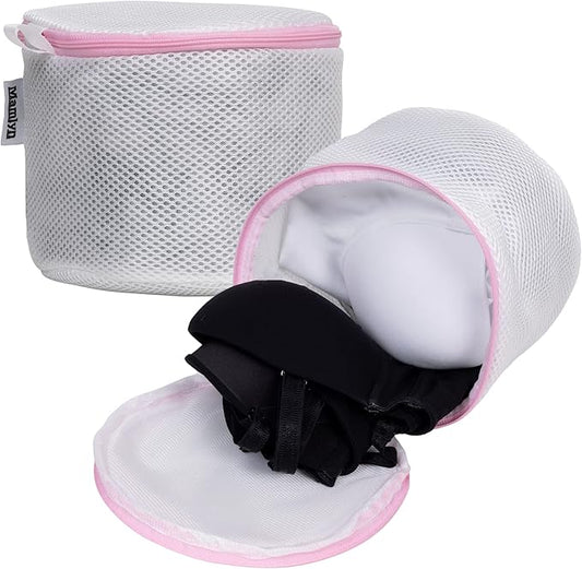 Mamlyn Mesh Bra Bags for Washing Machine, Lingerie wash Bags for Laundry