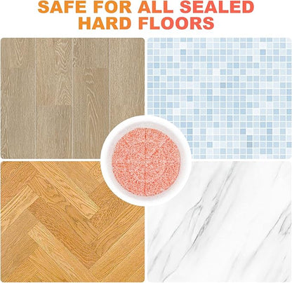 Steam Mop Replacement Pads for Shark Steamer S7001 s7020 s7000amz s7000 s7001tgt s7201 s8201 S7005 s8001 Series Rotating Steam Scrubber,Scrub Sanitize at The Same,Round Scrubbing Mop Replacement Pad