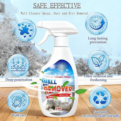 240ML Highly Effective Removal Spray,Wall Cleaner Spray,Multi-Surface Cleaning Solution,Wall Stain Remover For Wood,Tile,Fabric,Bathrooms,Kitchens