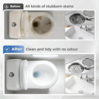 2026 Upgraded Wild Tornado Sink & Drain Cleaner Powder, Pipeline Dredging Agent, Sink and Drain Cleaner Powder, Multi-functional Fast-Acting Pipe Dredging Agent for Kitchen and Toilet Pipeline (3pcs)