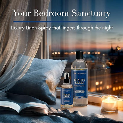 The Laundress Beauty Sleep Fabric-Spray, Wrinkle Release & Pillow Spray, Fabric Refresher, Upholstery and Linen, Tranquil Comforting Inspired Scent, 8 Fl Oz, (Pack of 2)