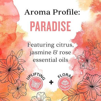 Aura Cacia Paradise Room Spray 8 Fl. oz. - Light Aroma, No Synthetic Fragrances