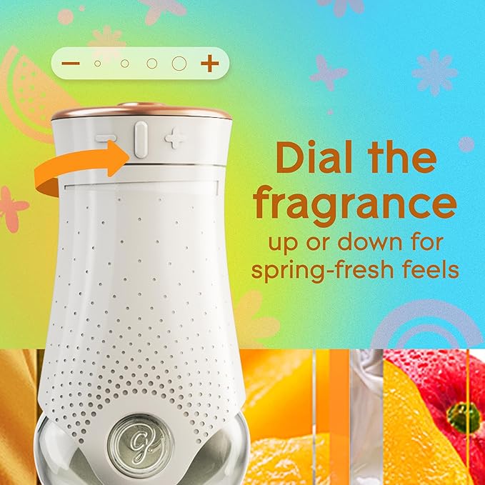 Glade PlugIns Refills Air Freshener, Mighty Mango, Scented and Essential Oils for Home and Bathroom, 0.67 Fl Oz, 5 Count