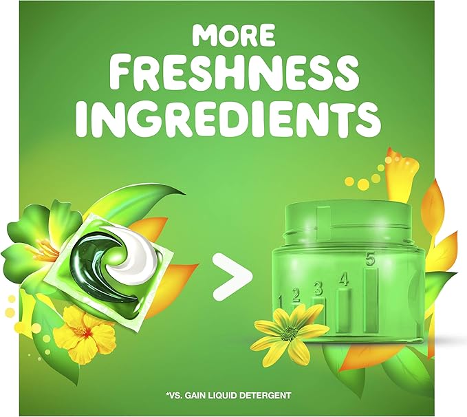 Gain flings! Laundry Detergent Soap Pods, High Efficiency (HE), Original Scent, 96 Count