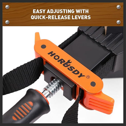 HORUSDY Band Clamp, Woodworking Frame Clamp Strap Holder for Picture Strap Clamp Strap Clamp (Band Clamp)