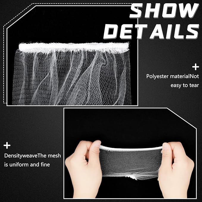 Suclain 500 Pcs Disposable Mesh Sink Strainer Bags, Elastic Kitchen Sink Strainer Filter Mesh Trash Bag Anti Clogging, Fits Most Sizes of Sink Strainer(4.7 x 6 Inch)