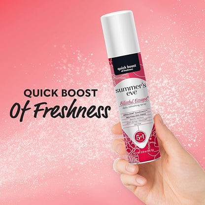 Summer's Eve Blissful Escape Daily Refreshing Feminine Spray, 2 oz (Pack of 2)