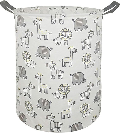 MAIZMZ Kids Hamper Baby Storage Bins Gift Toy Box Organizer Nursery Waterproof Laundry Basket Large Canvas Collapsible Chest for Boys Girls Bedroom Closet Shelf Room Decor