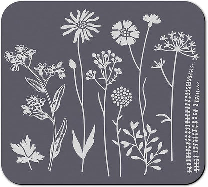 Dish Drying Mat for Kitchen Counter 16x18in Grey Washable Quick Dish Drying Pad Rubber Backed Absorbent Draining Mat