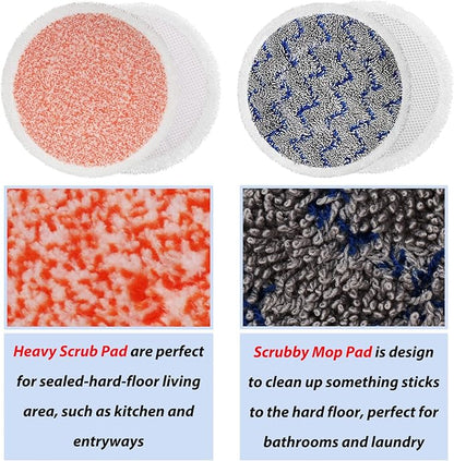 10 Pack Upgraded S8201 S8001 S7001 S7201 S7005 Mop Fit for Shark Steam Mop Replacement Pads S7000 Series, S7000 S7000AMZ S7001TGT Steam & Scrub All-in-One Scrubbing Mop for Model XKITP7000