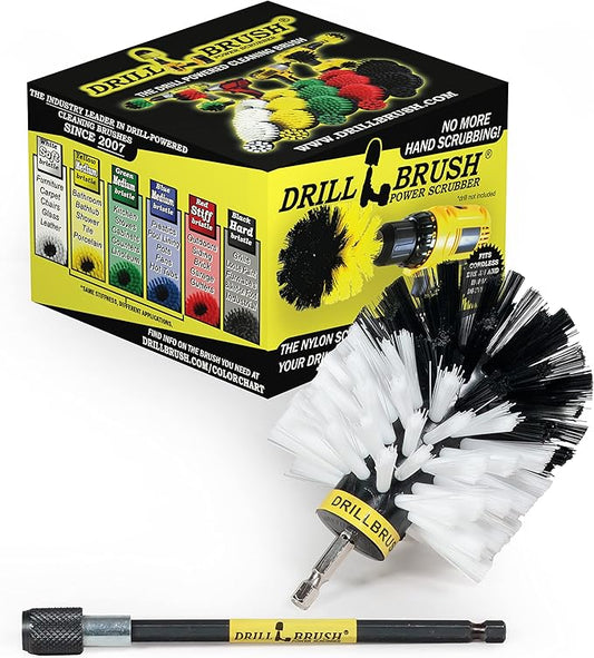 Cleaning Supples - Car Accessories - Drill Brush - Wheel Scrubbing - Cars, Trucks, Motorcycles - Rims - Wheels - Car Wash - Interior - Carpet Cleaner - Leather - Bucket Seats - Upholstery Cleaner