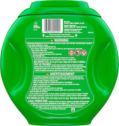 Gain Flings Laundry Detergent Pacs with Odor Defense, 60 Count, Super Fresh Blast Scent, HE 3in1 Detergent Pacs with Febreze and Oxi