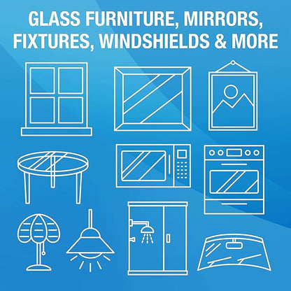 MiracleWipes for Glass, Disposable and Streak Free Cleaning Wipes for Mirrors, Windows, Kitchen, Home, and Auto- 30 Count
