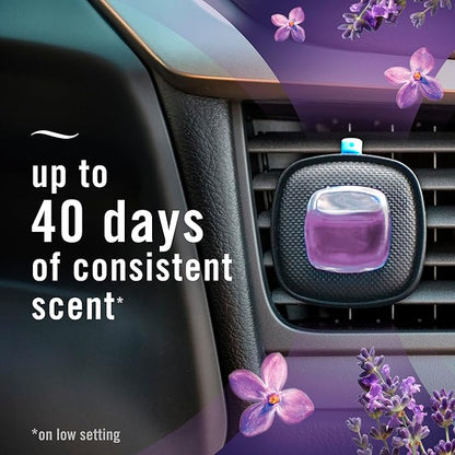 Febreze Car Vent Clip, Downy Calm Scent, 0.13 oz Total, (Pack of 4)