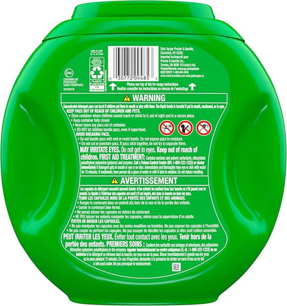 Gain Laundry Detergent Pacs, Moonlight Breeze | HE Compatible | Long Lasting Scent | 76 Count | Pack of 2