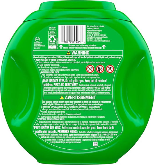 Gain Laundry Detergent Pacs, Moonlight Breeze | HE Compatible | Long Lasting Scent | 76 Count | Pack of 2