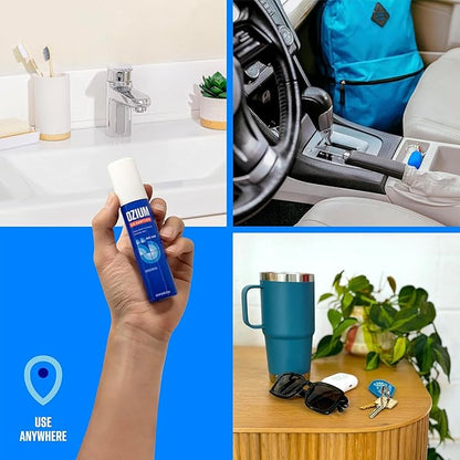 Ozium 0.8 oz. Air Sanitizer & Odor Eliminator for Homes, Cars, Offices and More, Citrus Scent, Pack of 6