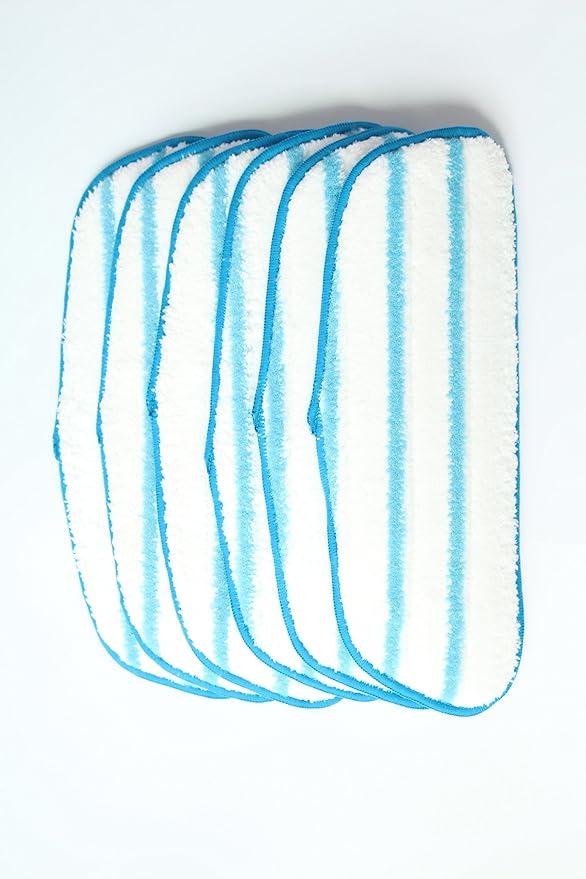 Reusable Wet Mop Pad Fit Dirt Devil Steam Mop, Replacement with AD51000, 6pk