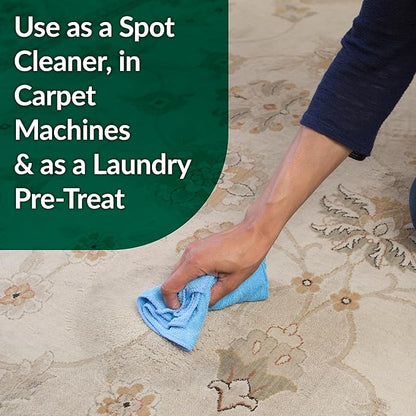Simple Green Bio Dog Active Stain & Odor Remover - Enzyme Cleaner & Stain Remover for Carpet, Rugs & Fabric – eliminates Urine Odor (32 oz Spray & 1 gal Refill)