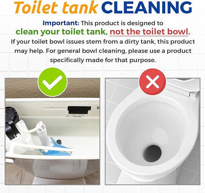 Bastion Toilet Tank Cleaner, Single Use 8oz (227g) Packet (*Not For Toilet Bowl*) Removes Rust, Calcium Deposits, Mineral Build Up, & Hard Water Stains