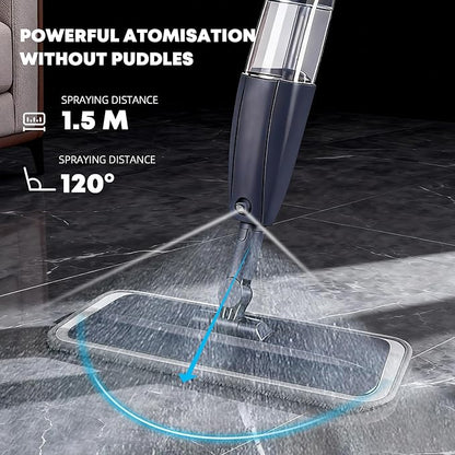 Spray Mop for Floor Cleaning with 360° Rotation - Multi-Surface Floor Cleaner for Wet/Dry Mopping Lightweight Handle for Kitchen Bathroom Hardwood&Tile Floors