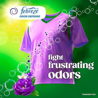 Gain Flings Liquid Washing Detergent Pods with Odor Defense + Color Guard, Moonlight Breeze Scent, 4-in-1 Liquid Laundry Detergent Pacs, Clean & Fresh, 42 Count (Packaging May Vary)