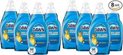 Dawn Ultra Dish Soap,Dishwashing Liquid,Original,Dish Soap Liquid,Dish-Soap Refill,24 Fl Oz Bundle,(Pack of 8)
