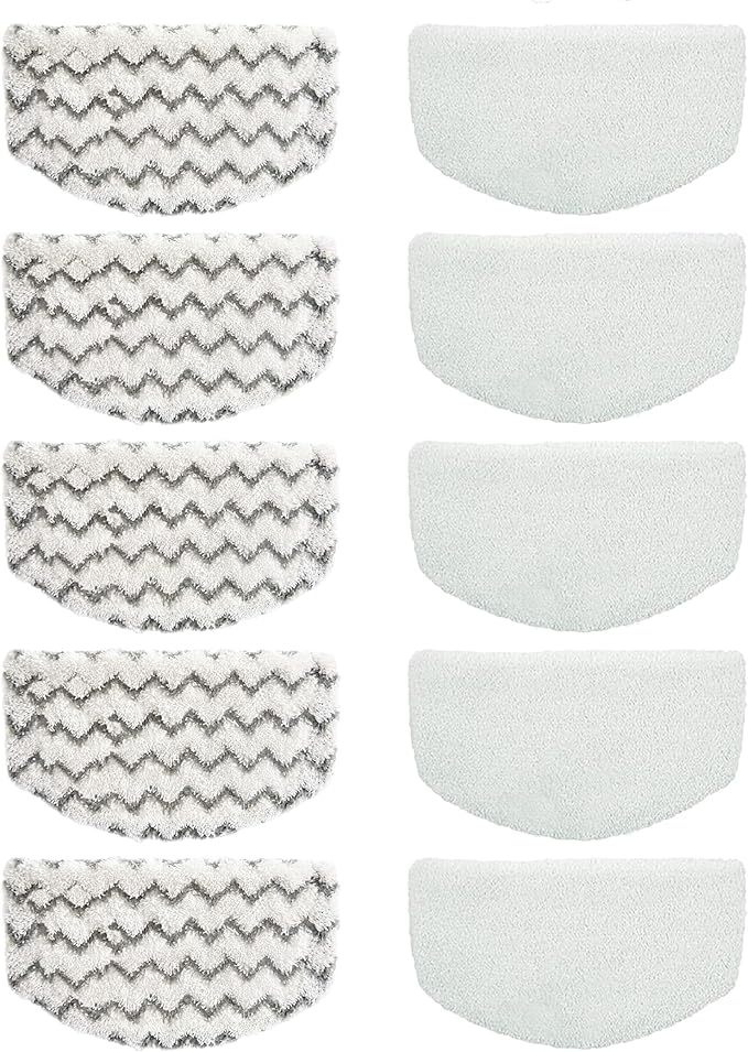 1940A Steam Mop Pads Washable for Bissell Powerfresh Replacement Steam Cleaner Pads for 1806 19404 1440 1544 2075A 2685A 19402 19408 1940f 1940q 1940t B0006 B0017 Microfiber Hard Floor Cleaning