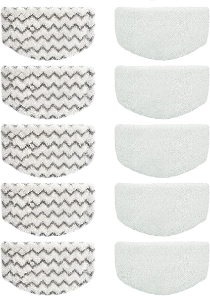 1940A Steam Mop Pads Washable for Bissell Powerfresh Replacement Steam Cleaner Pads for 1806 19404 1440 1544 2075A 2685A 19402 19408 1940f 1940q 1940t B0006 B0017 Microfiber Hard Floor Cleaning