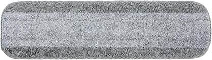Quick Shine Wet + Dry Pad | Dual-Zone Gray Microfiber Pad Ideal for Wet & Dry Cleaning | Enhanced Absorbency | Reusable, Washable & Safe for All Hard Surface Floors