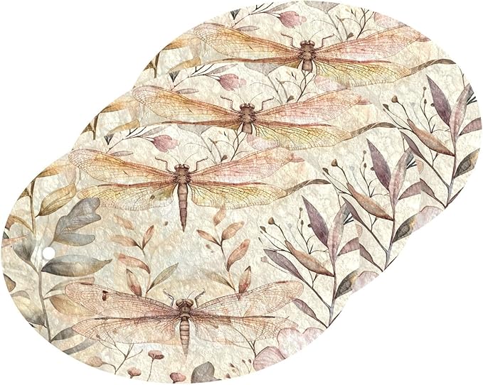 Dragonfly Kitchen Scrub Sponges, Pop-up Kitchen Cleaning Sponges Reusable Dish Washing Sponges for Bathroom Household Cleaning 3 Pack - Non Scratch Scrubber