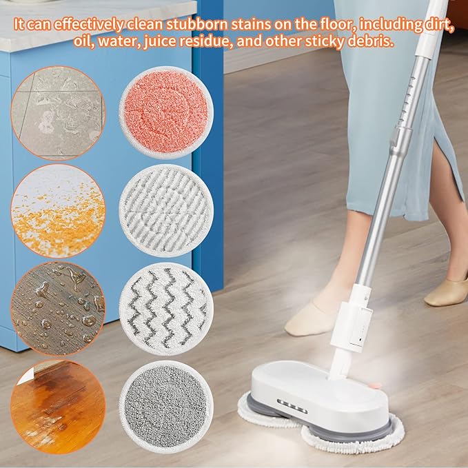 Eifrthe Upgrade S7001 Replacement Steam Mop 10 Packs Compatible with Shark S7000 S7000AMZ S7001 S7001TGT S7000 S7201 S7005 S7020 S8001 S8201 Steam Mop,Shark Steam and Scrub Pads