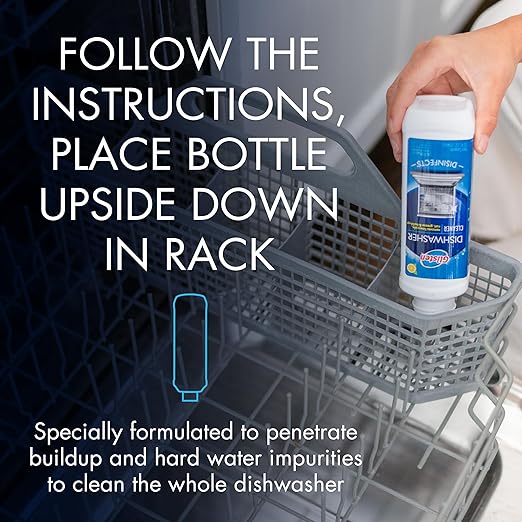 Glisten Dishwasher Magic Machine Cleaner and Disinfectant 2-Pack and Washer Magic Washing Machine Cleaner and Deodorizer 2-Pack