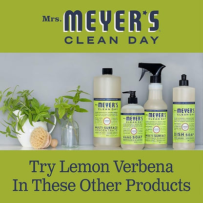 Mrs. Meyer's Air Freshener, Lemon Verbena, Spray | Non-Aerosol | Essential Oils | 8 fl. oz | Pack of 2